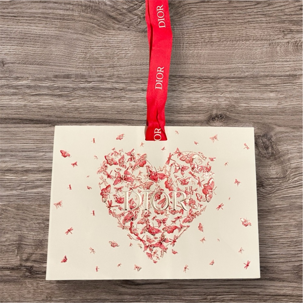 Christian Dior Beauty Floral / Heart Gift Bag